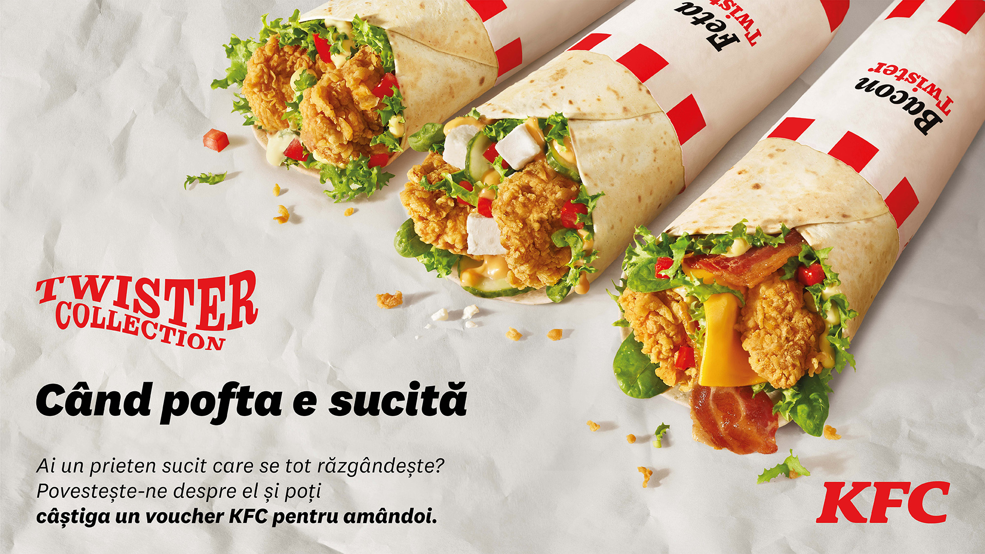 CONCURS Ai cel mai sucit prieten Vezi cum poți câștiga un voucher KFC