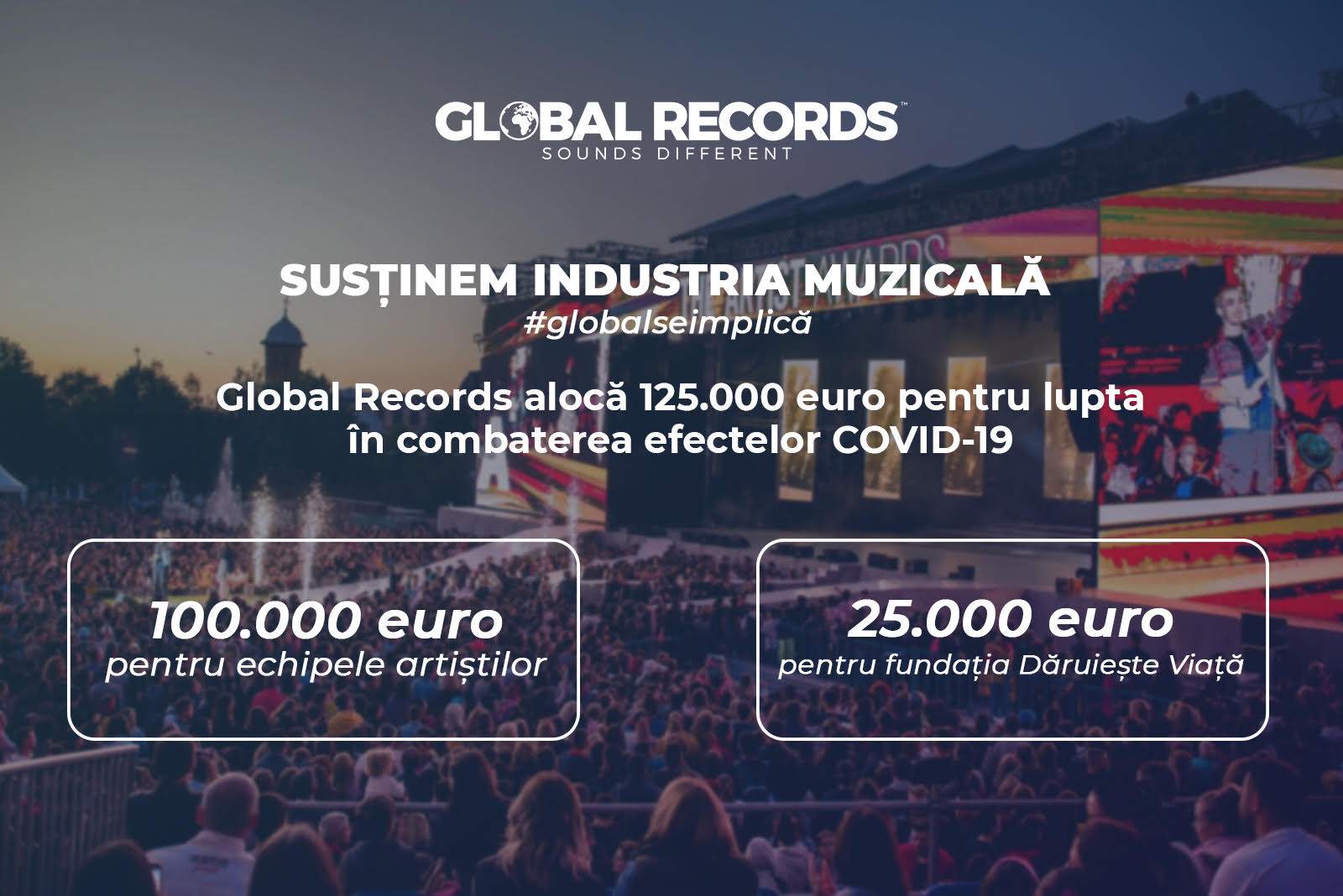 crash steamer Wink Global Records alocă 125.000 de euro pentru lupta în combaterea efectelor  pandemiei COVID – 19 : VIRGIN RADIO ROMANIA