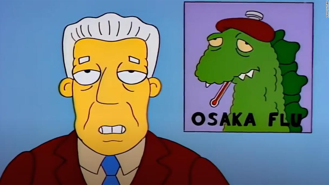 osaka flu the simpsons