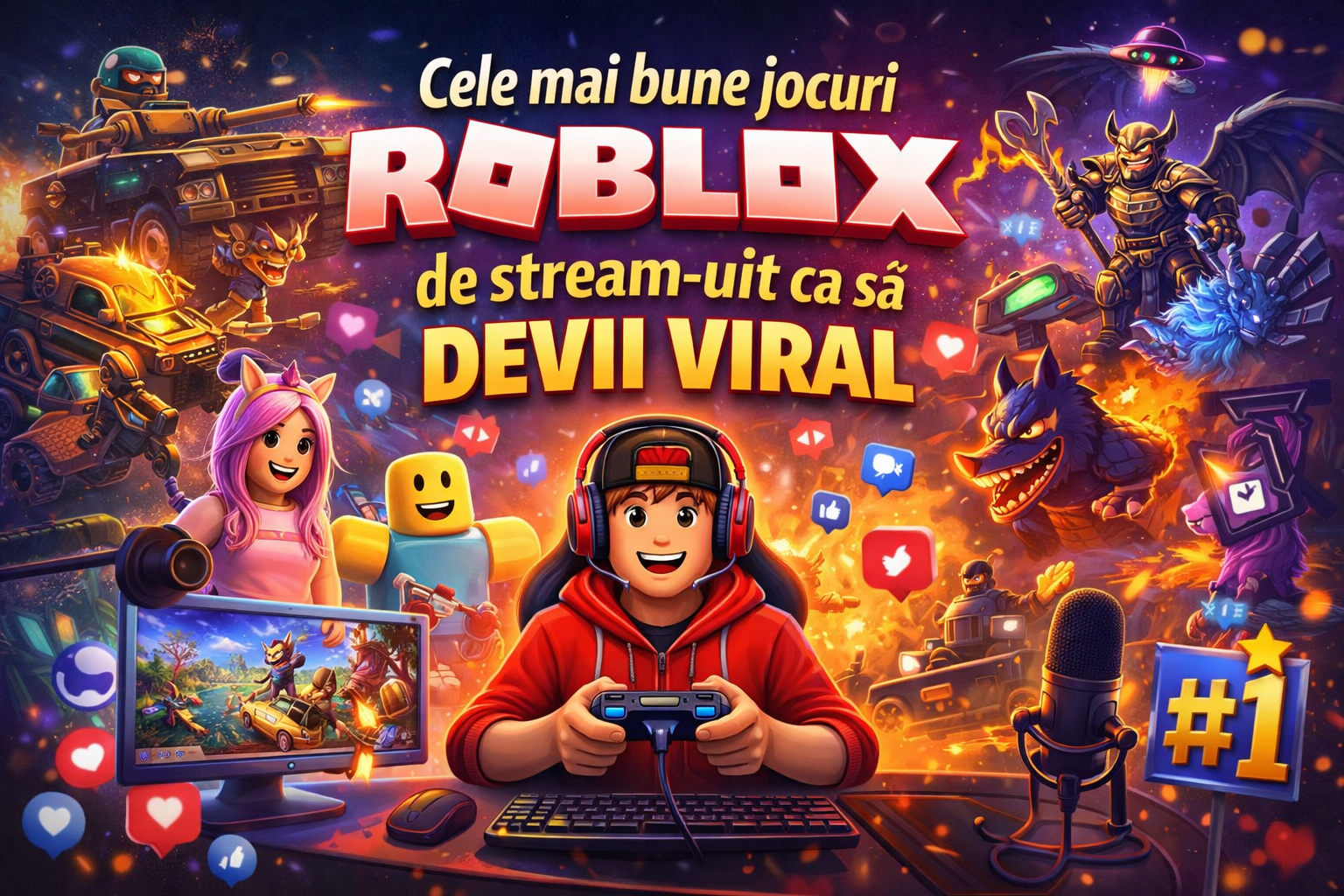 Cele mai bune jocuri Roblox de stream-uit ca să devii viral (P ...